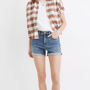 Madewell High Rise Denim Shorts
